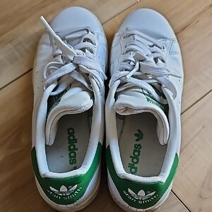 Adidas Stan Smith Shoes Men's 7 US/Women's/Unisex - White and Green